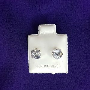 CZ Diamond stud earrings